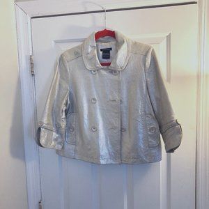 Silver Leather Jacket